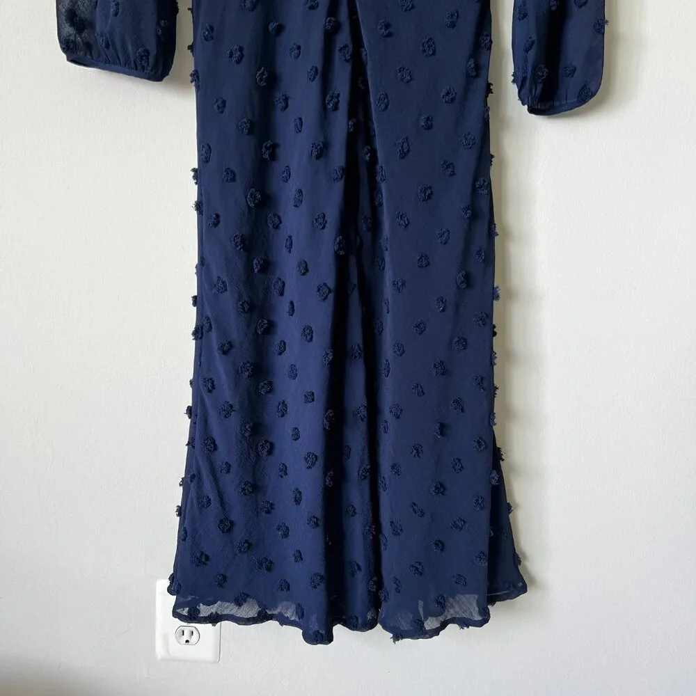 Anthropologie Eri + Ali Michaela Textured Dot Dress Size 8 - Picture 12 of 13